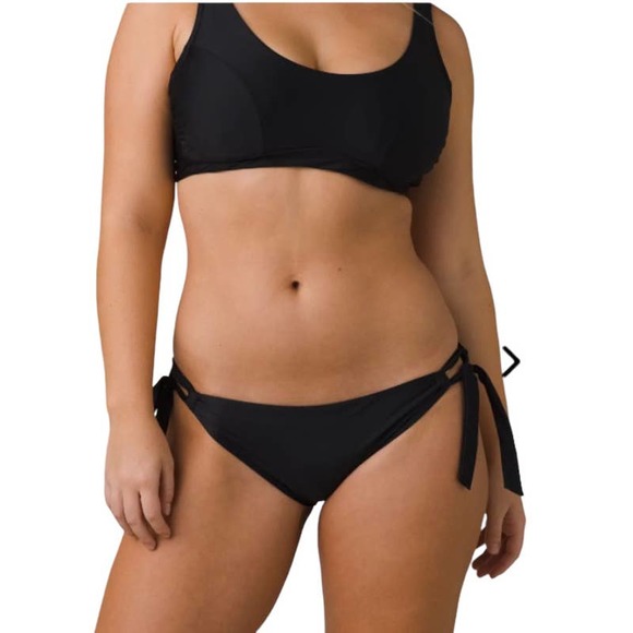 prAna Women's Black Audrey Bikini Bottom Size XL NWT - Picture 1 of 11
